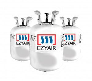 EZYAIR branded refrigerant gas cylinders
