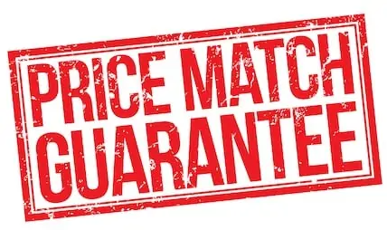 Price Match Guarantee stamp for EZYAIR air conditioning quotes